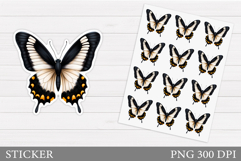 Butterfly Sticker Design. Summer Sticker Printable Product Image 1