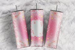 Custom Name Pink Tumbler Glitter Leopard 20 oz tumbler wrap Product Image 1