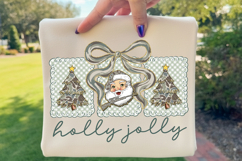 Coquette Camo Holly Jolly PNG, Camo Santa Png, Camo Png Product Image 3