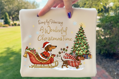 Merry Christmas Dachshund Dog, Gift for Dog Lovers Product Image 2