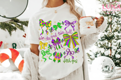 Let The Good Times Roll png, Mardi Gras Bow Png Product Image 3