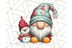 Christmas Gnome Clipart, Holiday Gnomes PNG Illustrations Product Image 4