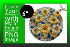 Unique Embroidered Keychain Sublimation Product Image 1