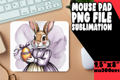 COZY DESK PAD FUN SUBLIMATION, Easter Bunny Product Image 1