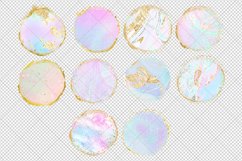 Holographic Circles Clipart Product Image 3