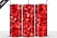 Flowers Tumbler Wrap | Sublimation Design | Tumbler PNG Product Image 1