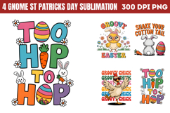 Gnome Easter Sublimation Bundle PNG Product Image 4
