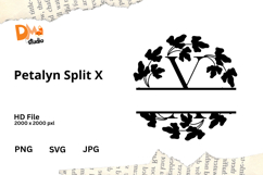 Petalyn Split Monogram Product Image 1