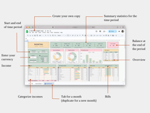Simple Budget Tracker, Monthly Budget Tracker google sheets Product Image 4