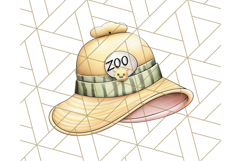 Tiny Zoo Friends Clipart, Cute Cartoon Zoo Animals PNG Product Image 4