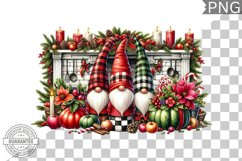 Christmas Gnome Sublimation - Clipart PNG Design Product Image 1
