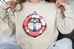 Maritime Valentine Clipart PNG Product Image 1