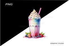 Milkshake Clipart, Food Clipart Product Image 1
