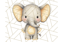 Cute Safari Animal Clipart PNG for Kids, African Wildlife Product Image 4