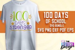 100 days of school SVG Design|Quotes SVG Design | School SVG Product Image 1