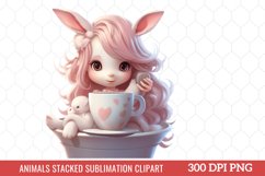 Animals Stacked Sublimation Clipart Product Image 1