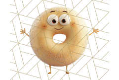 Cute Food PNG Clipart, 3D Adorable Kawaii Characters Png Product Image 4