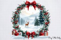 Christmas Winter Scenes Clipart PNG Product Image 1