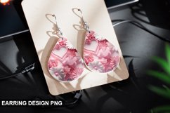 Valentines Day Teardrop Sublimation- Valentines Day Earring Product Image 1