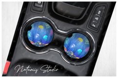 3 Sea Fishes Designs. Coaster Sublimation Template. Product Image 5