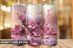 3D Valentine&#039;s Day PNG Tumbler Design Product Image 1