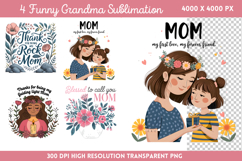 Mothers Day Quotes Sublimation PNG Product Image 1