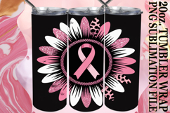 Joyful heart 20oz tumbler wrap, Breast Cancer Product Image 1
