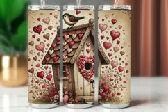 Valentine Tumbler Wrap 20 oz - bird nest Product Image 1
