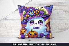 Halloween Boo Pillow Case Sublimation | Pillow Cover Product Image 1