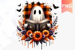 Halloween Ghost Sublimation - Halloween Clipart PNG Design Product Image 1
