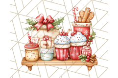 Christmas Baking Critters PNG Clipart, Cute Animals Holiday Product Image 4