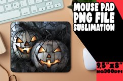 Spooky Stained Glass Mouse Pad Design Autumn Product Image 1