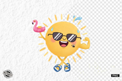 Cute Summer Sun Clipart Product Image 1