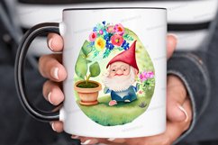 Watercolor Garden Gnome PNG Clipart Product Image 3