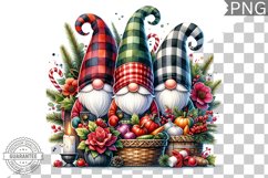 Christmas Gnome Sublimation - Clipart PNG Design Product Image 1