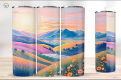 2 Summer VibeTumbler Wrap Sublimation, 20 oz Product Image 3