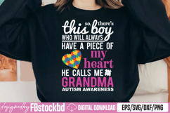 There's This boy He call me Grandma SVG Product Image 1
