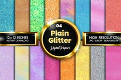 Plain Glitter Digital Papers 04 , Glitter Pattern Product Image 1