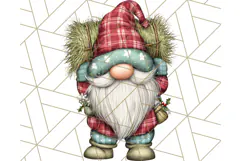 Farmer Gnome Clipart, Cute Farm Gnomes PNG Illustrations Product Image 4