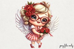Cupid girl for Valentine Clipart PNG Product Image 1