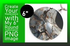 Stone Serenade: Agate Pattern Circle Ornament Product Image 1