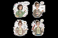 Funny Teacher Stickers Product Image 2
