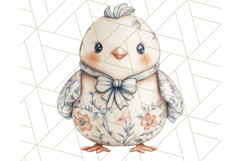 Blue Floral Stuffed Animal Clipart PNG, Cute Stuffed Animals Product Image 4