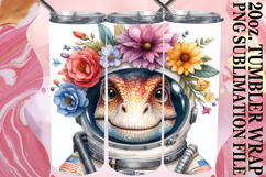 Joyful Hearts 20oz tumbler wrap, Dino Product Image 1