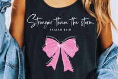 Stronger Than the Storm PNG Bundle | Coquette Christian DIY Product Image 11