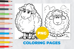 Lamb Coloring Pages | Coloring book Product Image 1