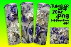 Springtime Elegance Sublimation Tumbler Wrap 20oz Product Image 1