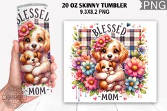 Blessed Mom Tumbler Wrap,20 Oz Tumbler Wrap, Mom Tumbler Product Image 1