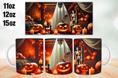 Halloween Mug Wrap Sublimation 11oz, 12oz, 15oz Product Image 1
