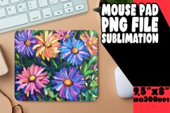 Classic Oil Flower Round Design for Sublimation PNG Product Image 1